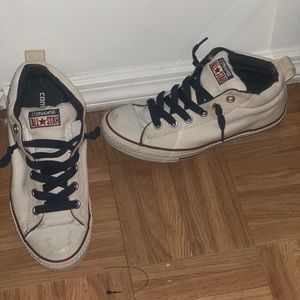 White high tops converse